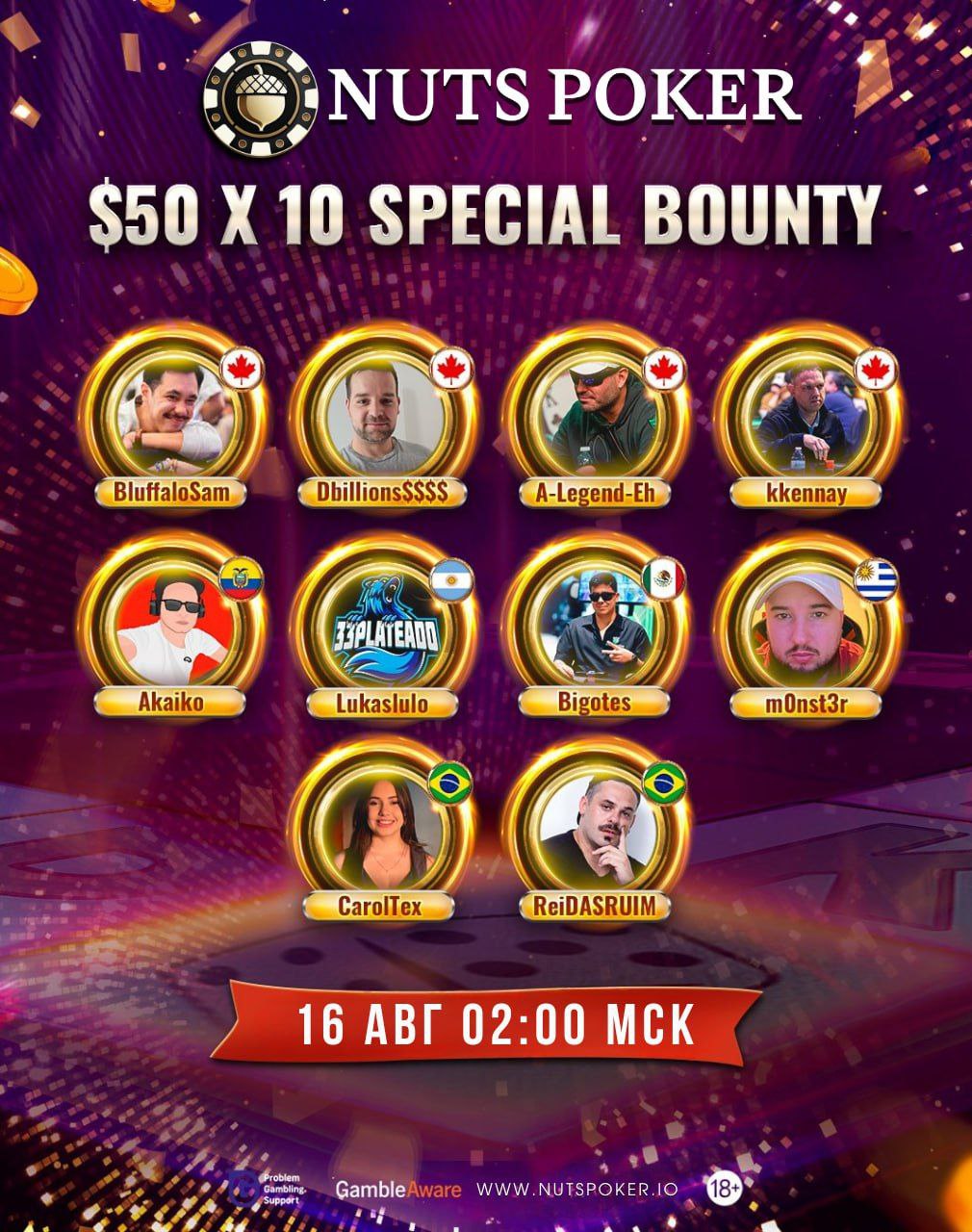 Streamer hunt continues — Glory PKO with $50 bounties