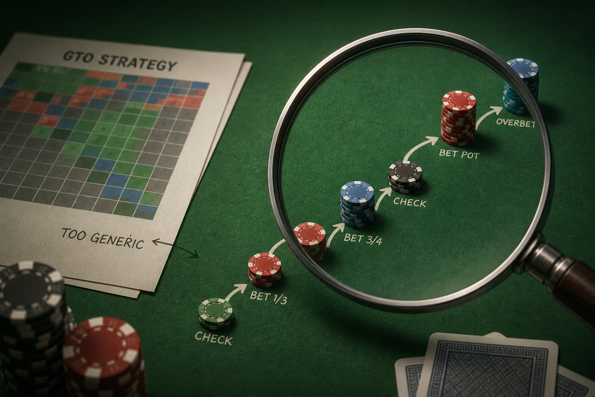 Player notes panel beside a six-max table with highlighted seat markers and chip stacks in play