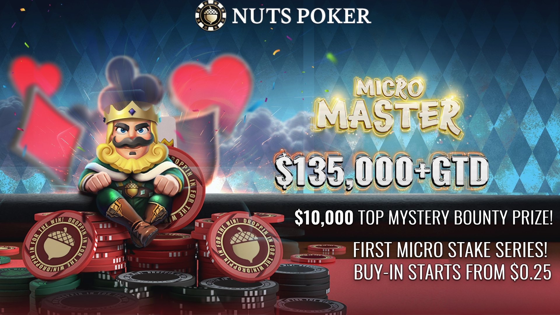 MICRO MASTER: $135k for pocket change